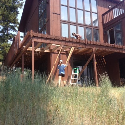 Demolishing deck # 2 (8'x23') 