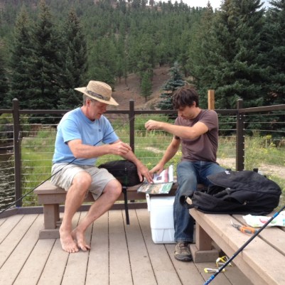 Fun fact: Fishing is mostly about untangling your line. That's why it's so often accompanied by beer. 