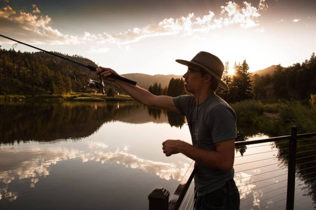 Fishing at Pine Valley Ranch Park