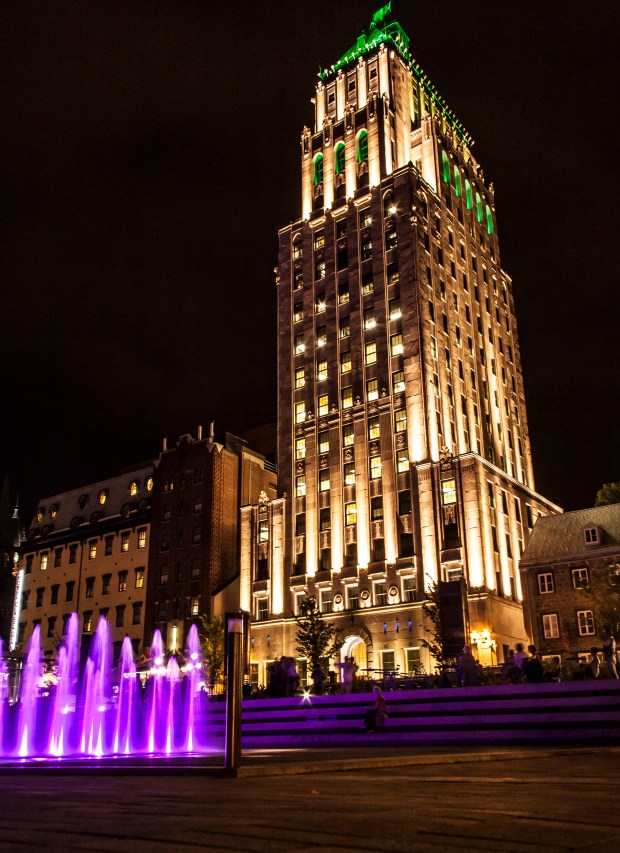 Couples dancing in a public park in Quebec City