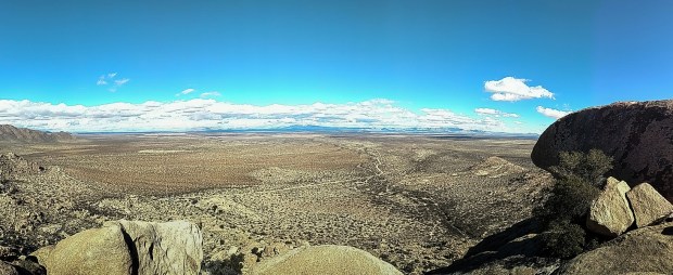 View from peak at Indian Bread Rocks Recreation Area