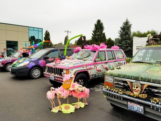 Art Cars at Fremont Solstice Fair Seattle WA