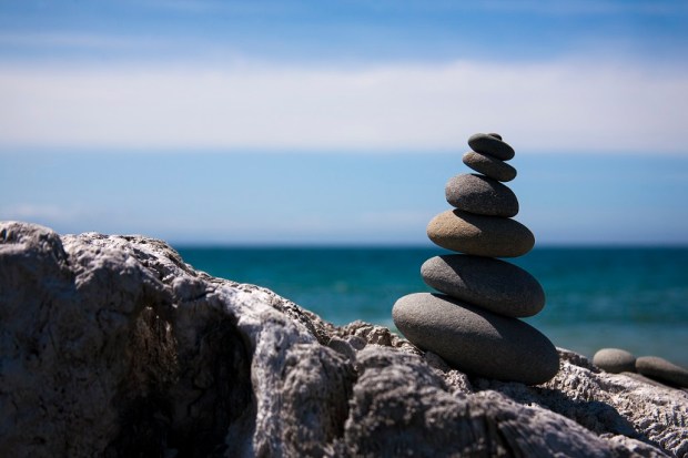 Stones Dungeness Spit Sequim WA